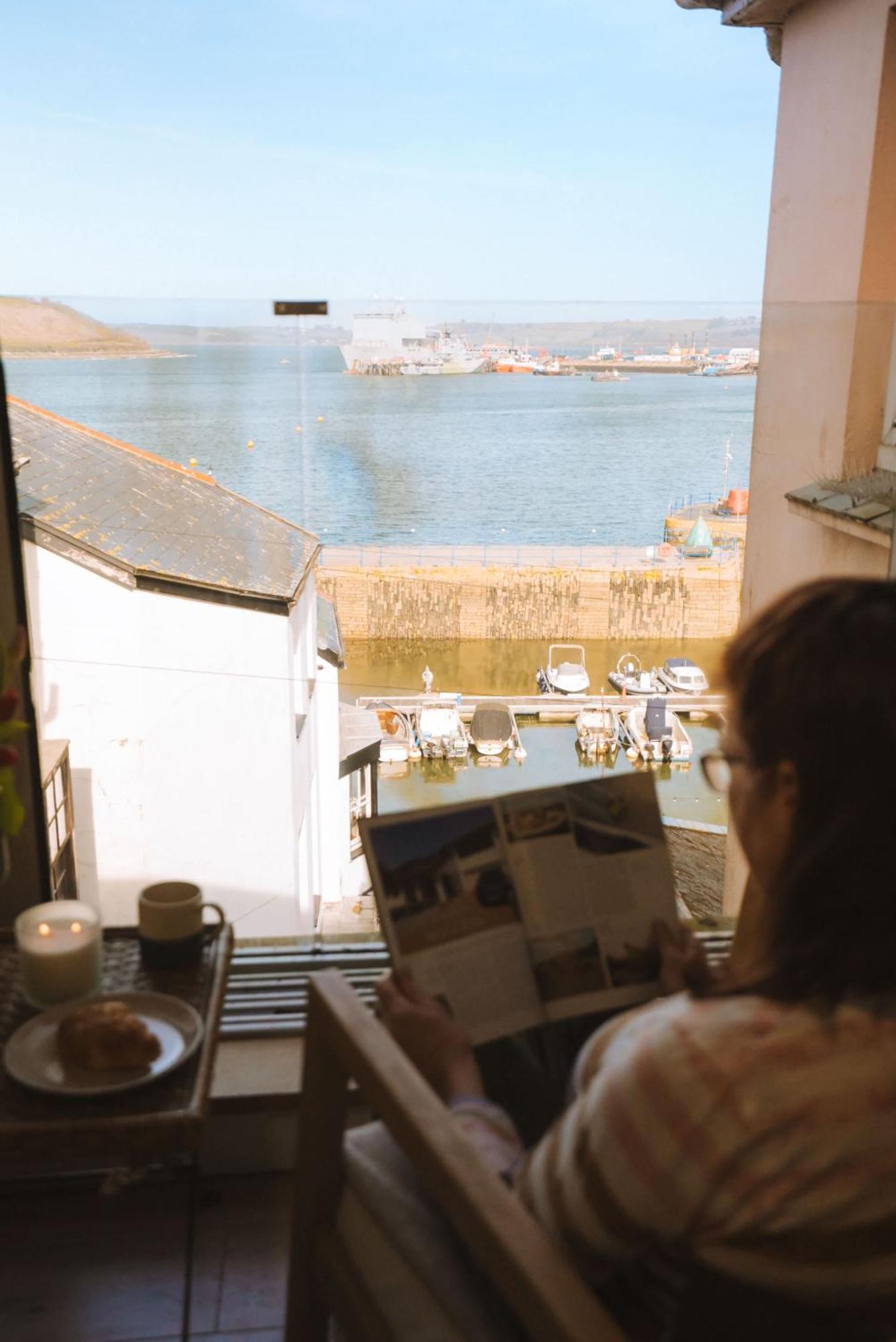 Breathtaking Harbourside Views With Parking At 'Harbour Strand' Falmouth Buitenkant foto
