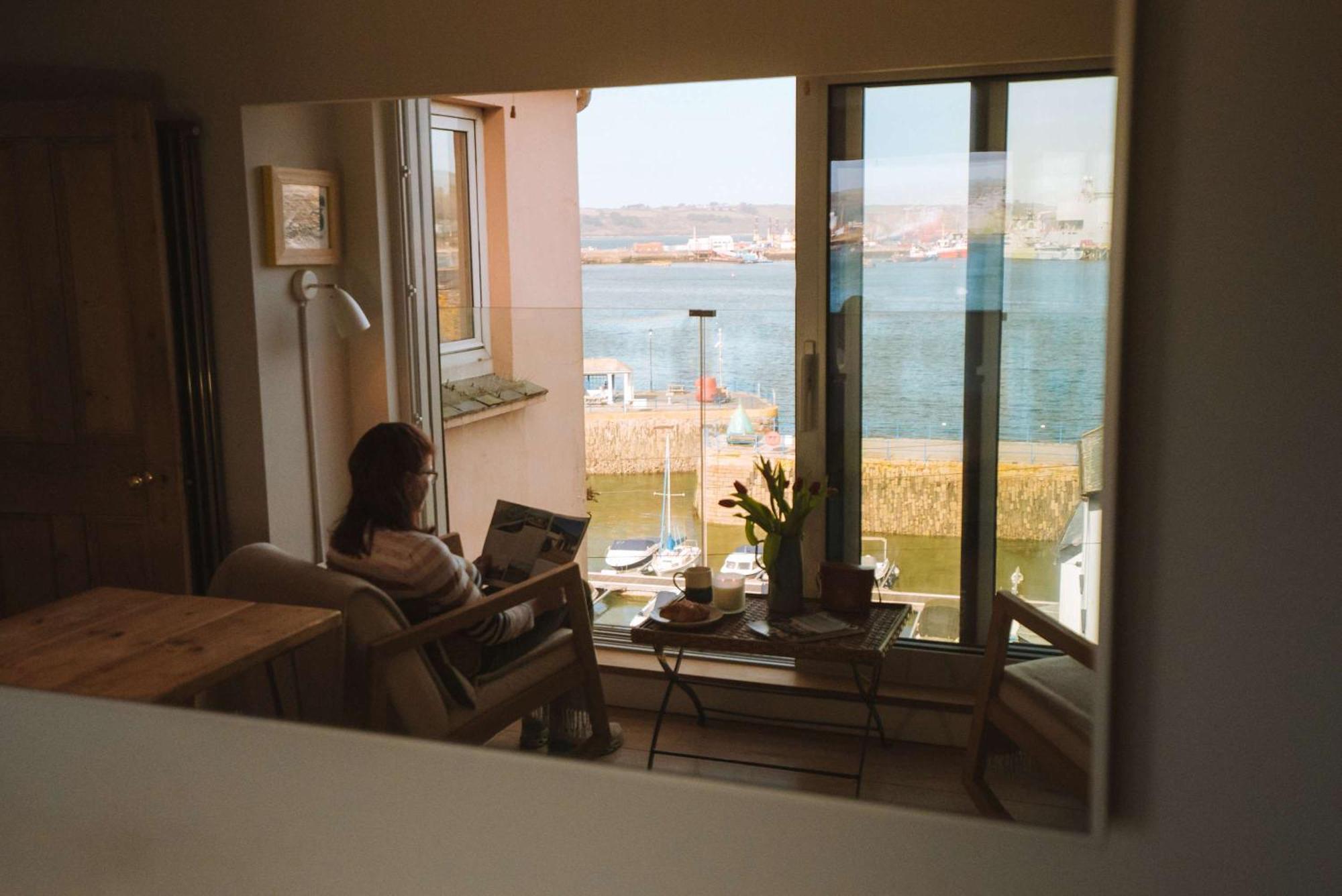Breathtaking Harbourside Views With Parking At 'Harbour Strand' Falmouth Buitenkant foto
