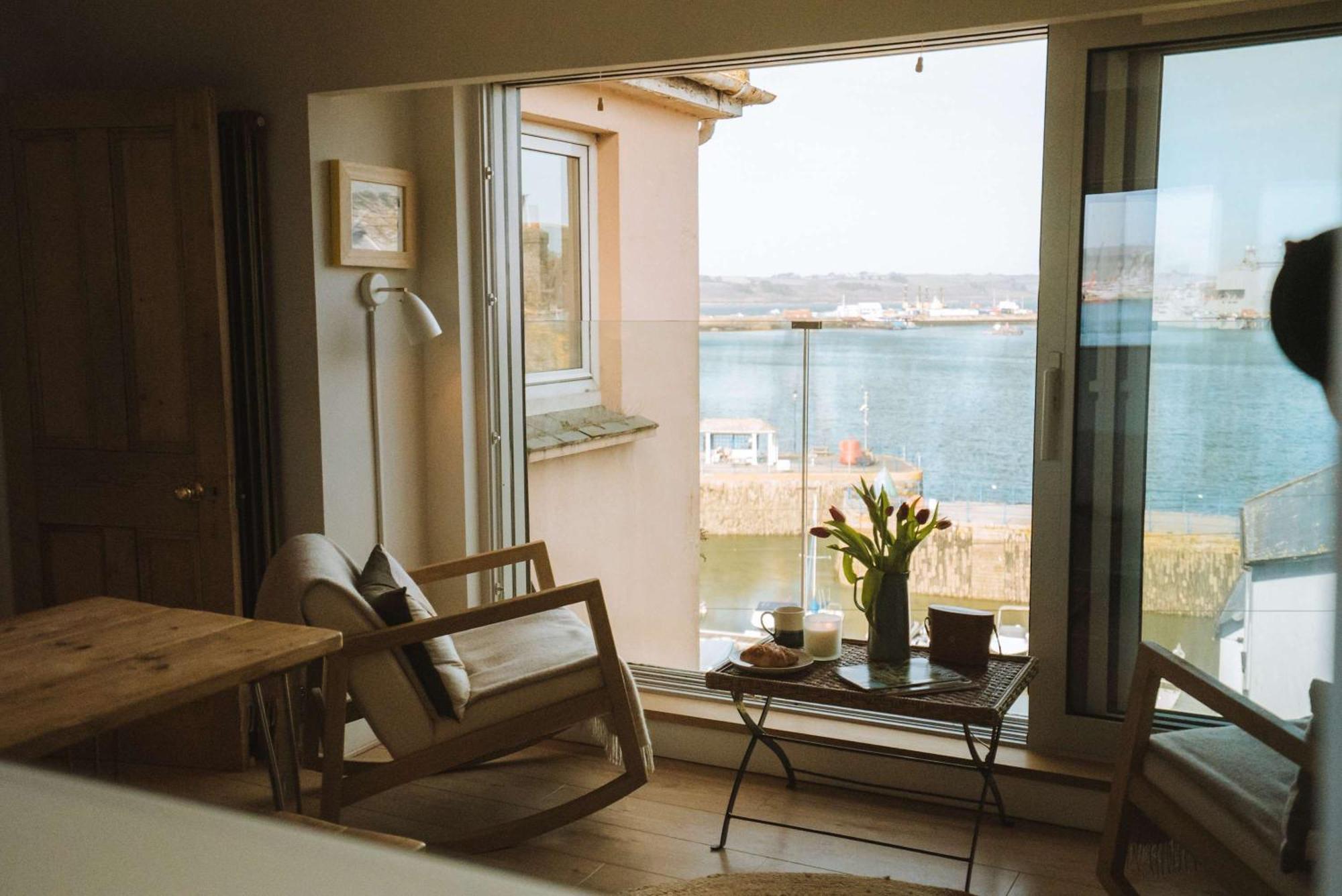 Breathtaking Harbourside Views With Parking At 'Harbour Strand' Falmouth Buitenkant foto